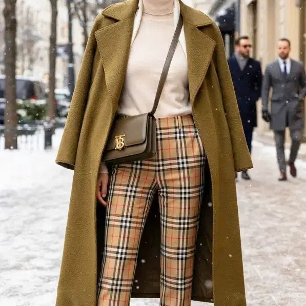 [BUNJANG] L Story Italian Cashmere Wool Long Coat Camel Brown / 캐시미어 울 롱코트/여55~66