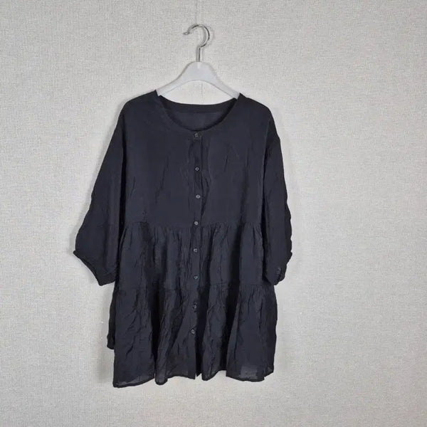 [BUNJANG] Ivory Square Neck Short Sleeve Blouse / (#66,77추천/F)아이보리 스퀘어넥 반팔 블라우스