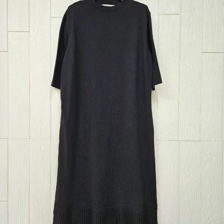 [BUNJANG] Simple Black Summer Knit Dress / 심플 블랙 여름니트원피스