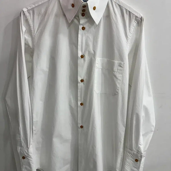 [BUNJANG] Vivienne Westwood White Three-Button Shirt / 비비안웨스트우드 화이트셔츠