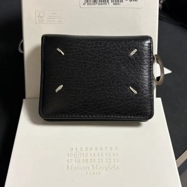 [BUNJANG] Maison Margiela Keychain Card Wallet Black / 메종 마르지엘라 키링 카드 지갑 (S56UI0128 / P0399 /T8013)