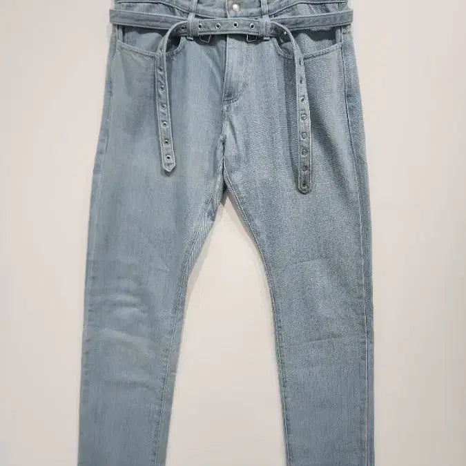 [BUNJANG] Marques'Almeida Crossover Belt Buckle Denim Pants / [32] 마르케스 알메이다 크로스오버 벨트 버클 데님 팬츠