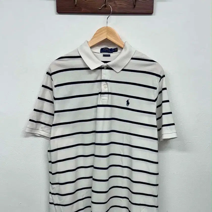 [BUNJANG] Polo Ralph Lauren Classic Fit Striped Short Sleeve Polo Shirt XL / [XL] 폴로 랄프로렌 클래식핏 스트라이프 pk 반팔 카라티