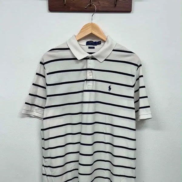 [BUNJANG] Polo Ralph Lauren Classic Fit Striped Short Sleeve Polo Shirt XL / [XL] 폴로 랄프로렌 클래식핏 스트라이프 pk 반팔 카라티