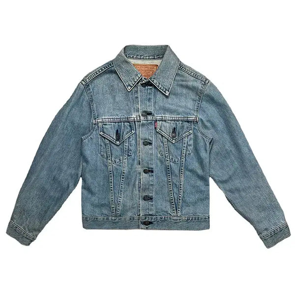 [BUNJANG] Levi's Big E Vintage Denim Trucker Jacket / LEVI'S 올드스쿨 빅E 데님 트러거 자켓 36