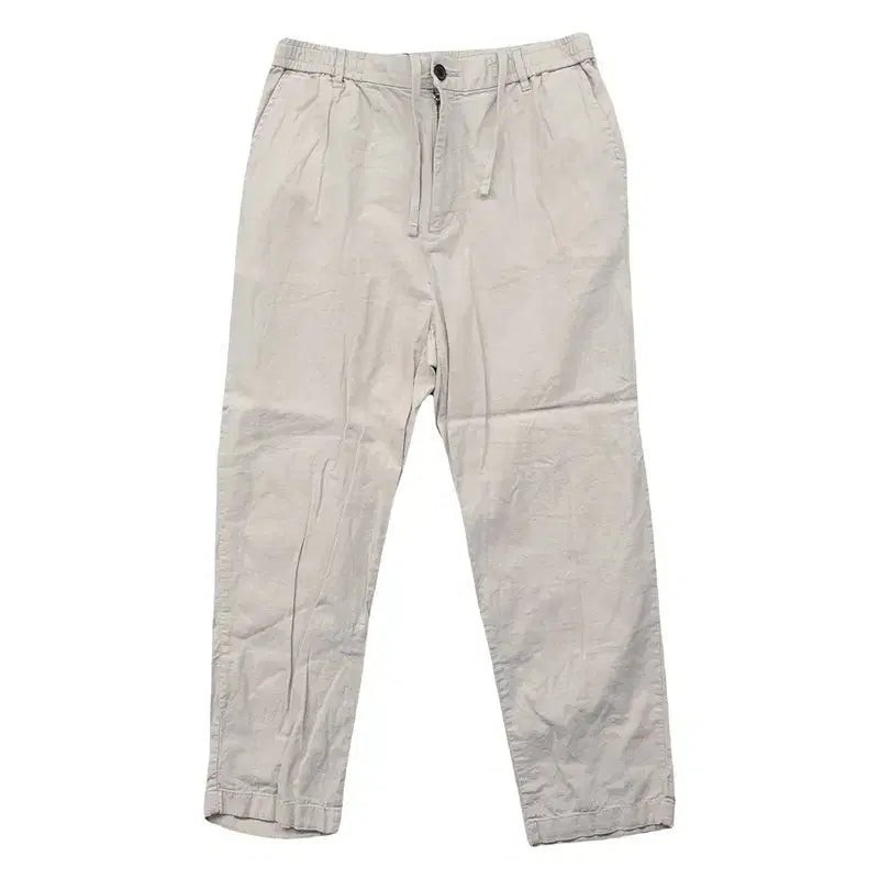 [BUNJANG] Giordano Beige Casual Cotton Pants L / 지오다노 베이지 캐주얼 면바지 L