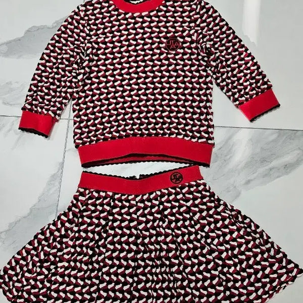 [BUNJANG] UTAA Golf Red Top with Optional Skirt / UTAA 유타골프 [정품] 레드 상의 (스커트드림)