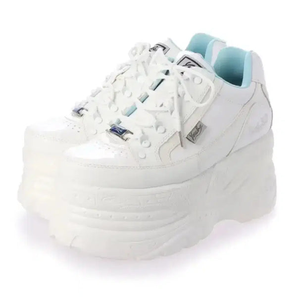 [BUNJANG] YO'S_KE Platform White Shoes 230mm / 요스케 통굽 화이트 36 230 지뢰계 양산형 리즈리사 버블즈 앙크루즈