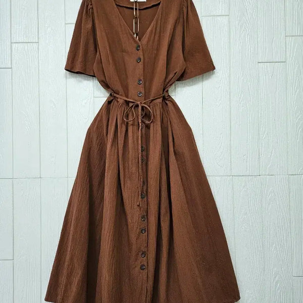 [BUNJANG] Romistory Cotton Dress / 로미스토리 면원피스