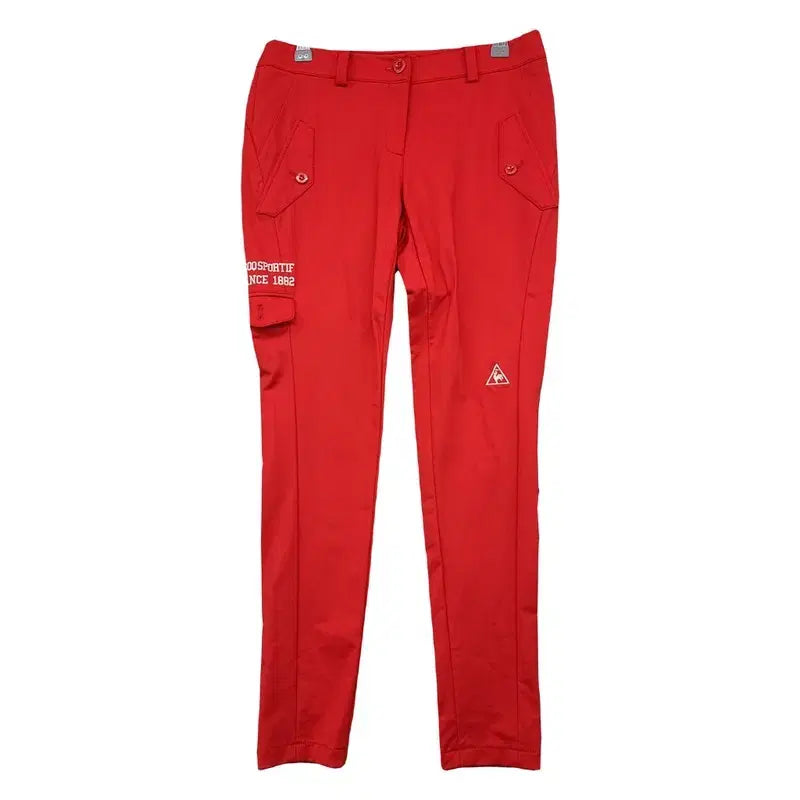 [BUNJANG] Le Coq Sportif Red Golf Pants / 르꼬끄 스포츠 레드 골프 바지 9
