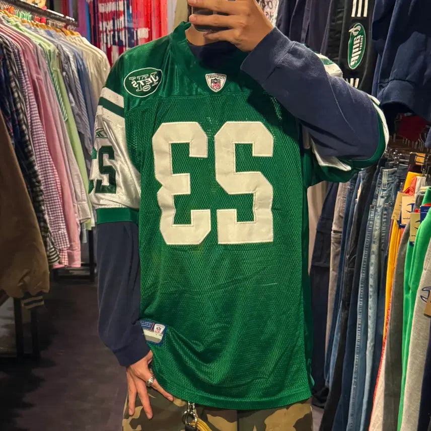 [BUNJANG] IM NFL x Reebok NO.23 Greene Short Sleeve Jersey Green / [IM] NFL x Reebok NO.23 GREENE 반팔져지 그린
