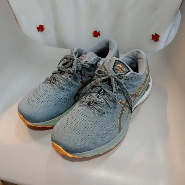 [BUNJANG] ASICS Gel-Kayano 28 Running Shoes - Grey Orange (275mm) / 아식스 젤 카야노 28 그레이 오렌지 275mm