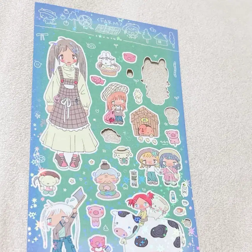 [BUNJANG] K-Style Character Sticker Pack for Scrapbooking / 다꾸스티커 인물다꾸 다꾸띵 인물스티커 샤오홍슈다꾸 일본풍스티커 다꾸씰스티커 다꾸템 다꾸처분 다꾸중고
