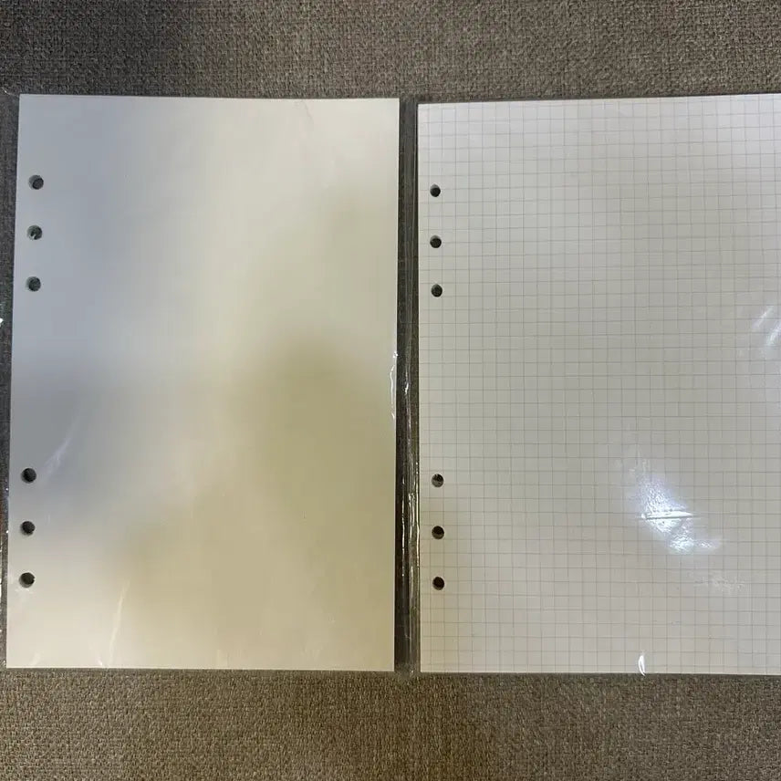 [BUNJANG] A5 Binder Refills (Blank + Grid) / [개별가능] A5 바인더 속지 무지 + 모눈