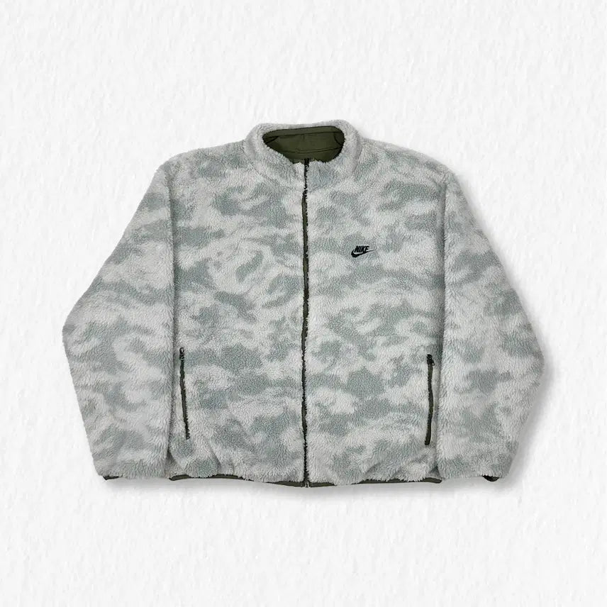 [BUNJANG] Nike Reversible Fleece Full Zip Jacket / 나이키 리버시블 풀집 뽀글이