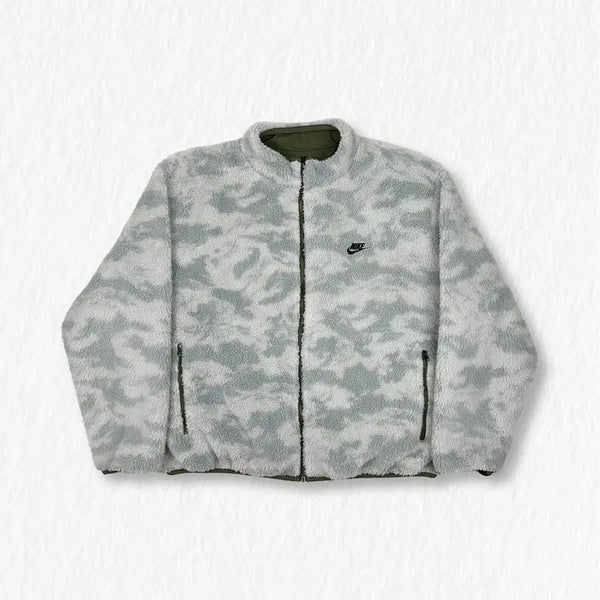 [BUNJANG] Nike Reversible Fleece Full Zip Jacket / 나이키 리버시블 풀집 뽀글이