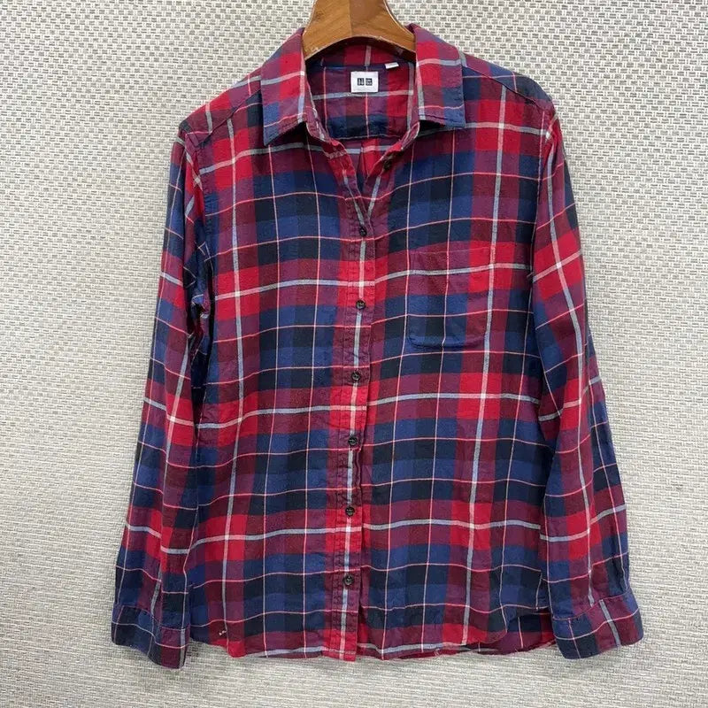 [BUNJANG] Uniqlo Plaid Shirt L / 유니클로 체크 셔츠 L H00349