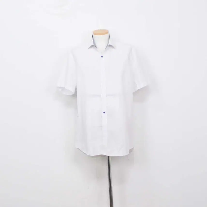 [BUNJANG] LANCETTI Men's Modal Blend Short Sleeve Dress Shirt - Size 100 / [정품] 란세티(LANCETTI) 남성 드레스셔츠 남방 100사이즈 정인샵