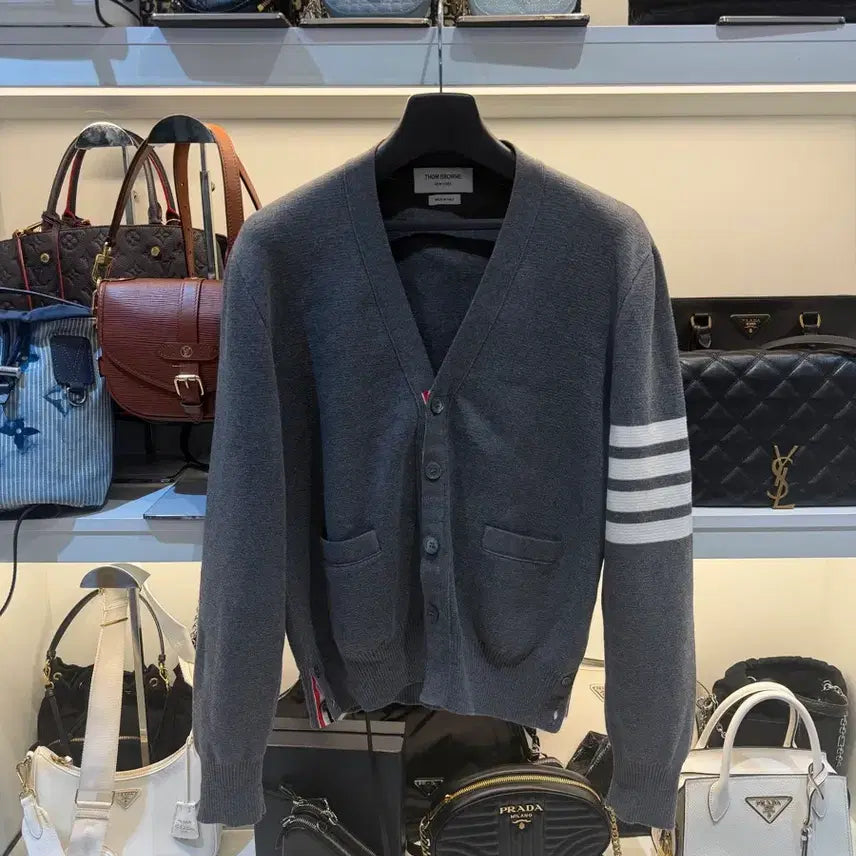 [BUNJANG] Thom Browne Milano Cardigan Grey / [정품/1size] 톰브라운 밀라노 가디건