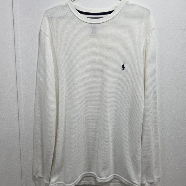 [BUNJANG] Polo Ralph Lauren Waffle Long Sleeve Shirt / 폴로 와플 롱 슬리보