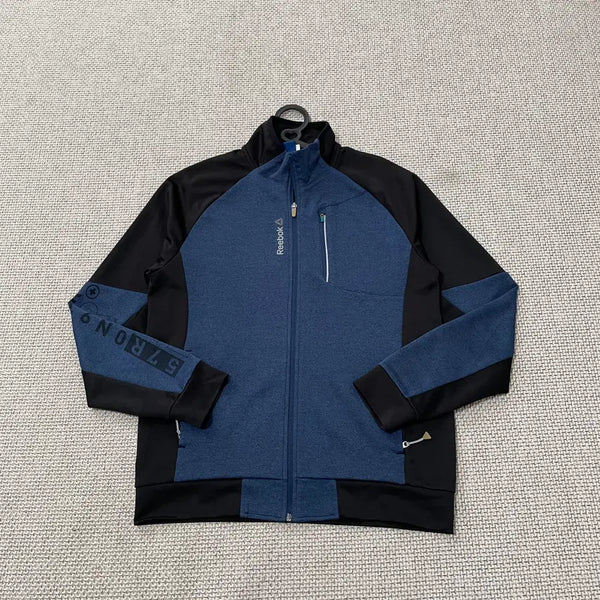 [BUNJANG] Reebok Tracksuit Zip-Up Top L (Size 100) / L 리복 트레이닝복 집업 상의 N.9169