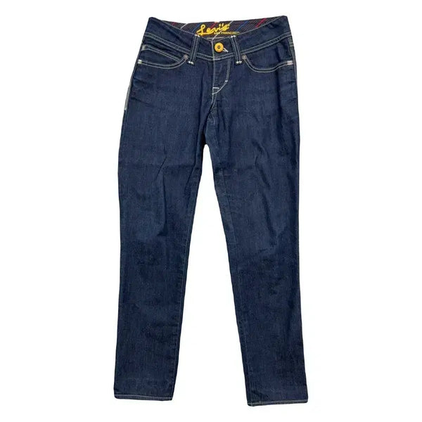 [BUNJANG] Levi's Blue Stitch Jeans W25 L32 / 리바이스 진청 스티치 청바지 W25 L32