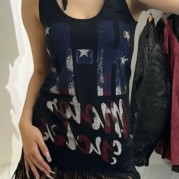 [BUNJANG] Harley-Davidson Sleeveless Top / H-D 할리데이비슨 슬리브리스