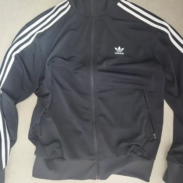 [BUNJANG] Adidas 3-Stripes Track Top Black / 아디다스 삼선 트랙탑 블랙