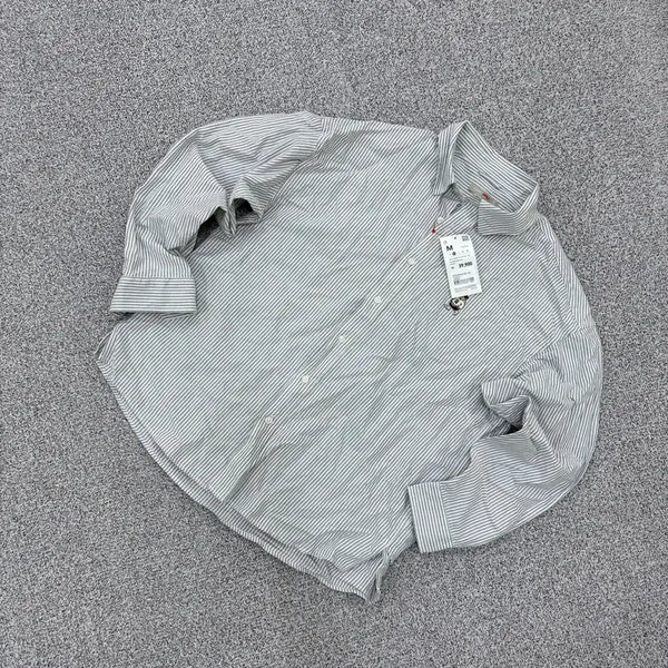 [BUNJANG] SPAO Striped Long-Sleeve Shirt / M 새상품 스파오 스트라이프 긴팔 셔츠 0729J2
