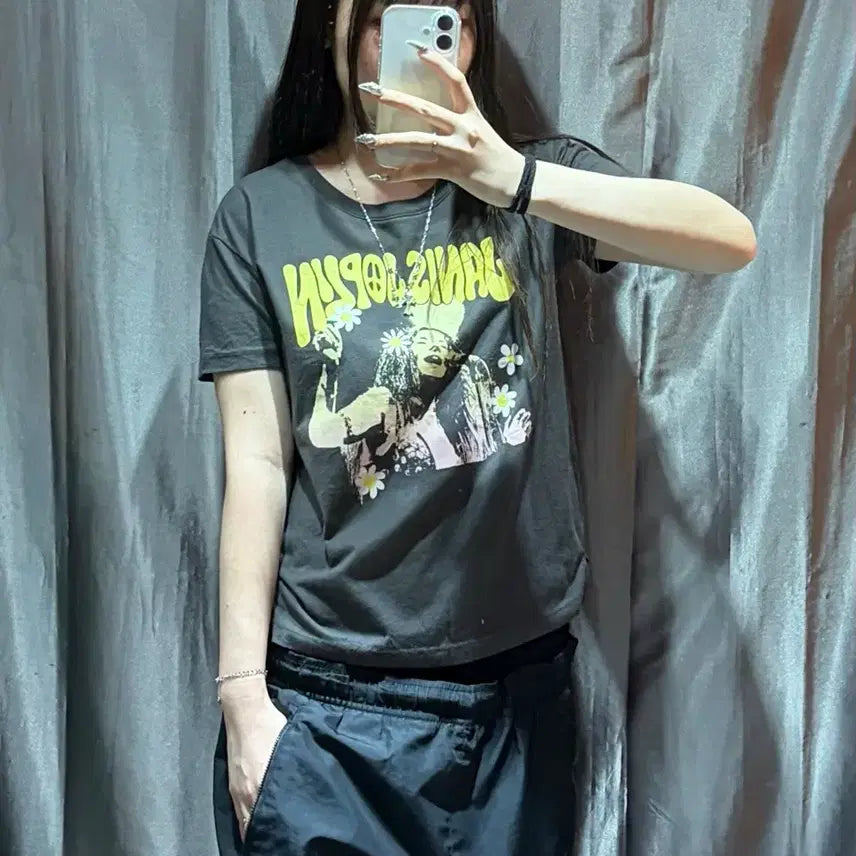 [BUNJANG] Gap Kids Janis Joplin Flower Print T-Shirt XXL / XXL GAP KID 제니스조플린 플라워 프린팅 반팔