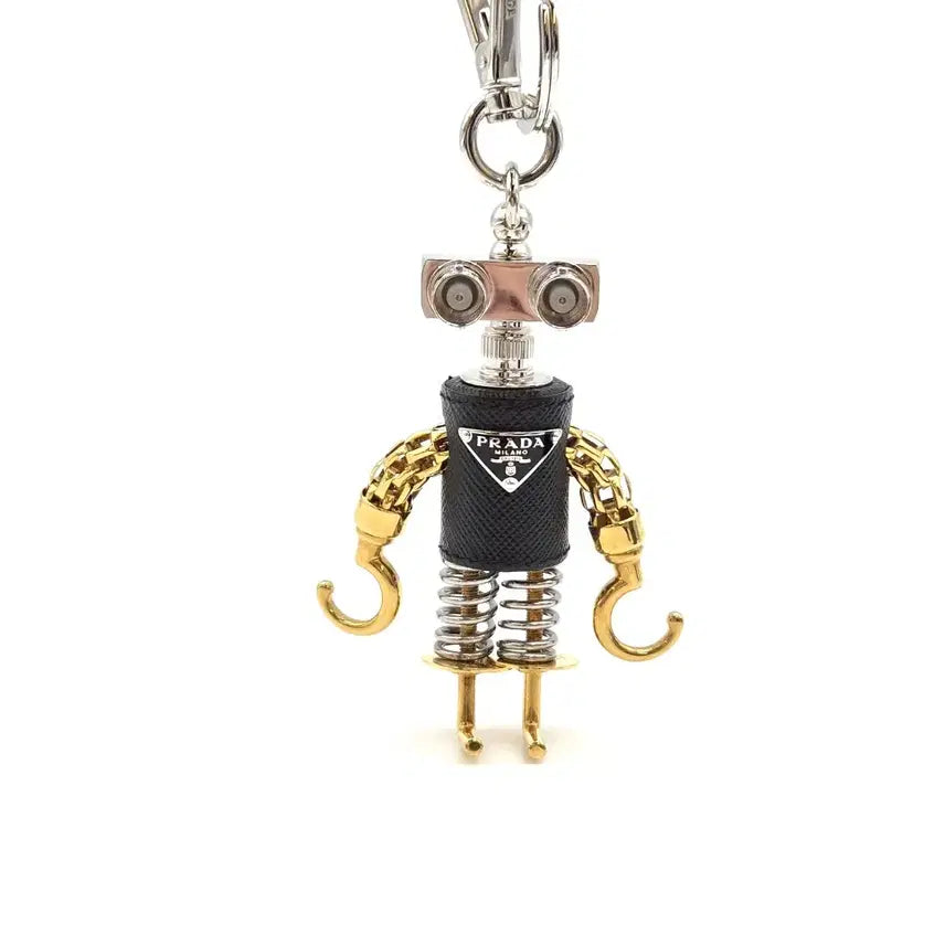 [BUNJANG] Prada Robot Saffiano Leather Keyring (2TR103) / [다올 범어점] 프라다 로봇 사피아노 키링(2TR103) 상태 S