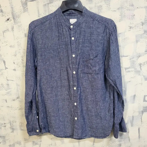 [BUNJANG] E.Z Homme Linen Long Sleeve Shirt Size 110 / 이지오옴므 린넨 긴팔 셔츠 110