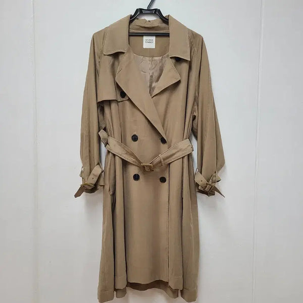 [BUNJANG] Studio Tomboy Trench Coat Jacket Brown / 스튜디오톰보이 트렌치자켓 66
