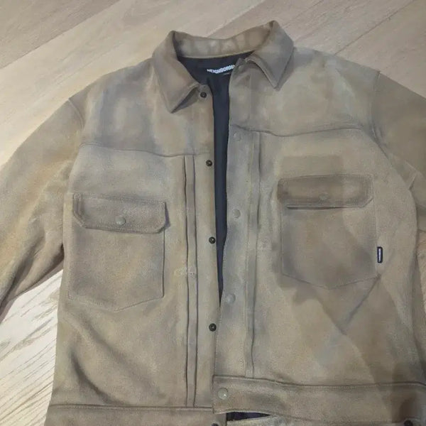 [BUNJANG] Neighborhood Suede Trucker Jacket XL / 네이버후드 스웨이드 트러커 XL