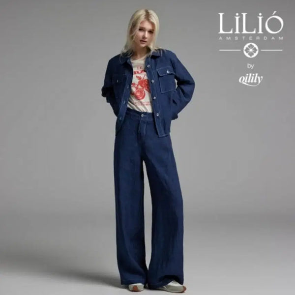 [BUNJANG] Lillio by OILlilli Linen Stitch Setup (Shirt Jacket + Pants) / 릴리오 by 오일릴리 25 린넨 스티치 셋업