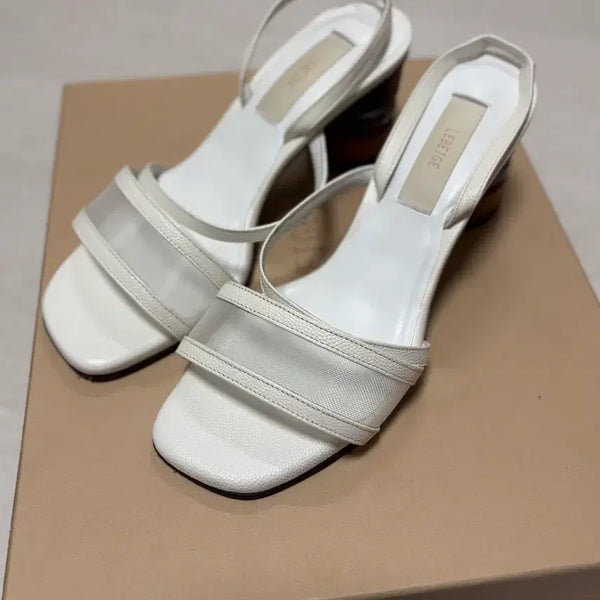 [BUNJANG] Le Beige White Sandals / 르베이지 화이트 샌들 판매해요(235)