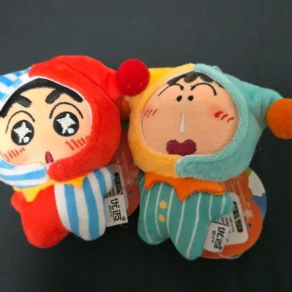 [BUNJANG] Crayon Shin-chan Bo-chan Pierrot Keyring Set / 짱구 맹구 삐에로 키링 세트