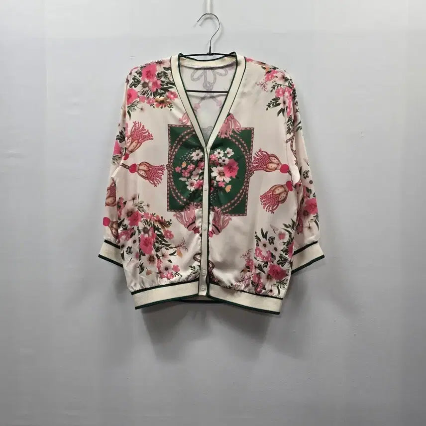 [BUNJANG] Keechel Floral Pattern Cardigan / 1720 keechel 플로럴 패턴 가디건