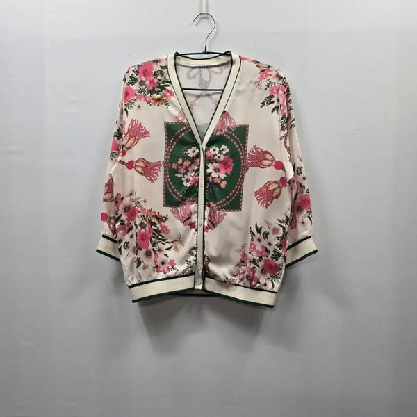 [BUNJANG] Keechel Floral Pattern Cardigan / 1720 keechel 플로럴 패턴 가디건
