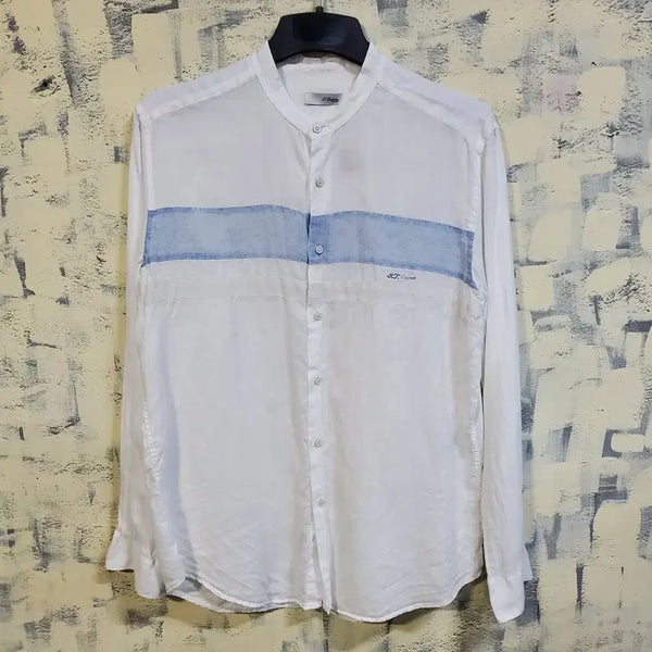 [BUNJANG] S.T. Dupont Classic Linen White Shirt Size 105 / 에스티듀퐁 클래식 린넨 화이트 셔츠 105