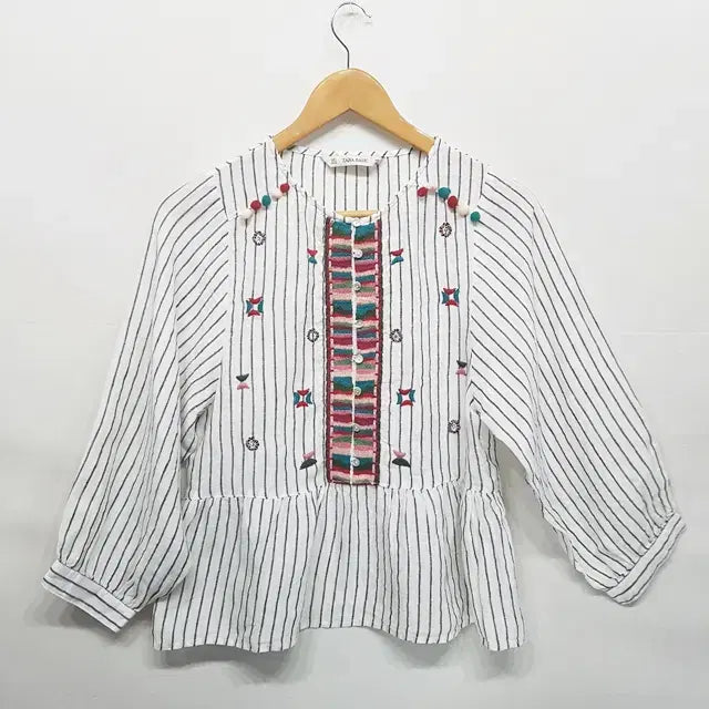 [BUNJANG] Zara 100% Linen Blouse / ZARA 린넨 100% 블라우스