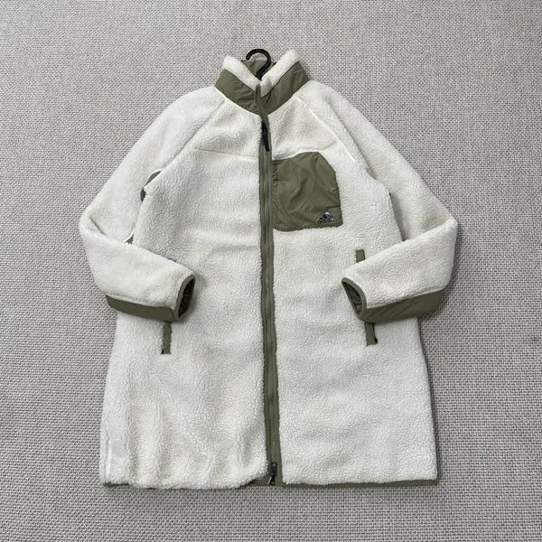 [BUNJANG] Adidas Sherpa Lined Fleece Long Jacket XL / XL 아디다스 양면 셰르파 롱 후리스 N.9170