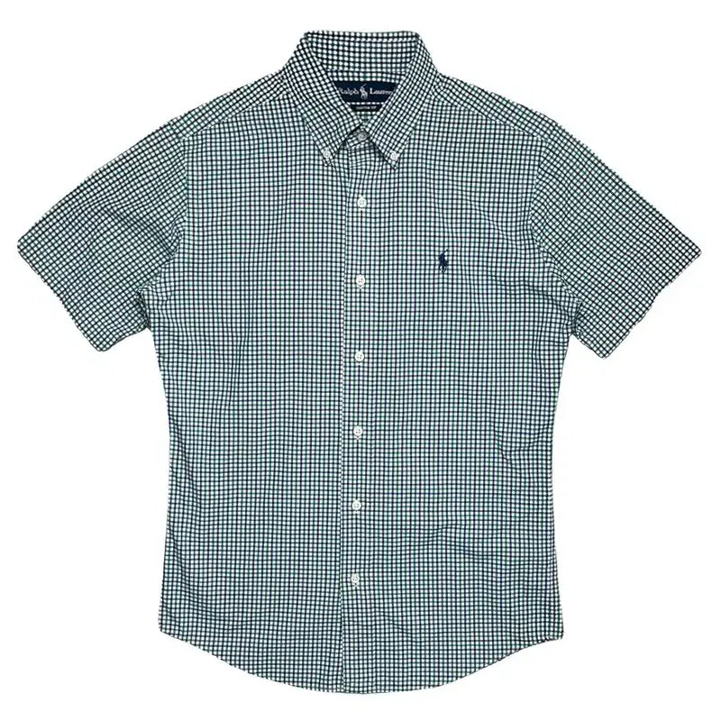 [BUNJANG] Ralph Lauren Checkered Shirt Green S / RALPH LAUREN 체크 셔츠 그린 S