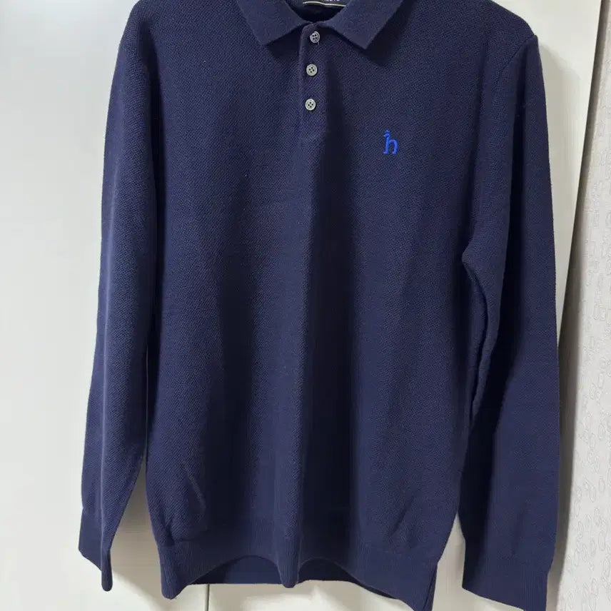 [BUNJANG] Hazzys Men's Long Sleeve Polo Shirt / 헤지스 남성 긴팔 카라티