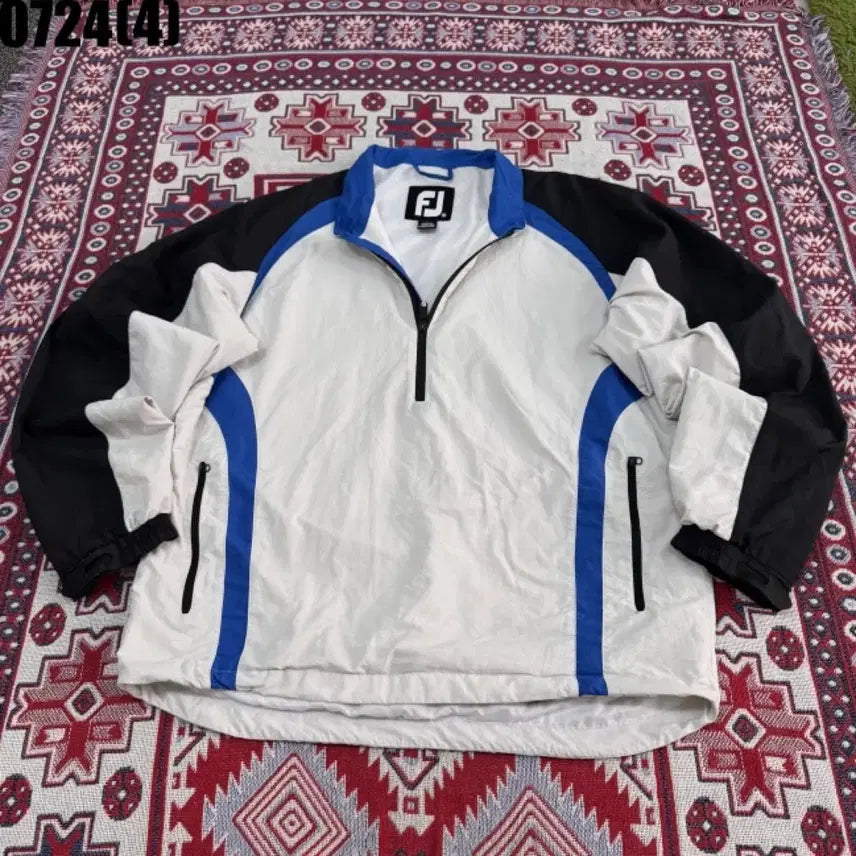 [BUNJANG] FootJoy FJ Golf Apparel Windbreaker Zip-Up Anorak / 풋조이 FJ골프웨어 바람막이 집업 아노락 0724