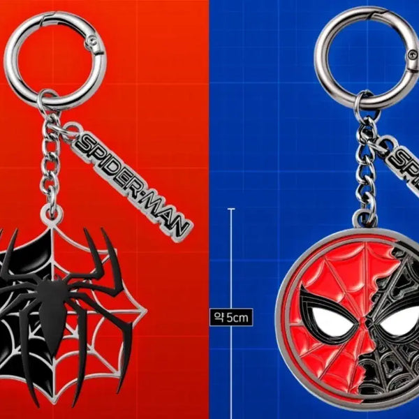 [BUNJANG] Spider-Man Web & Mask Keychain Set (New) / 스파이더맨 거미줄+마스크 키링 세트 팝니다. (새상품)