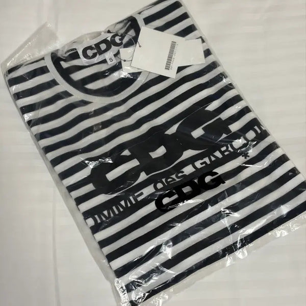 [BUNJANG] Comme des Garçons CDG Stripe Long Sleeve Shirt Black / CDG 롱슬리브 스트라이프