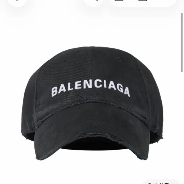 [BUNJANG] Balenciaga Logo Baseball Cap / 발렌시아가 모자 팝니다.