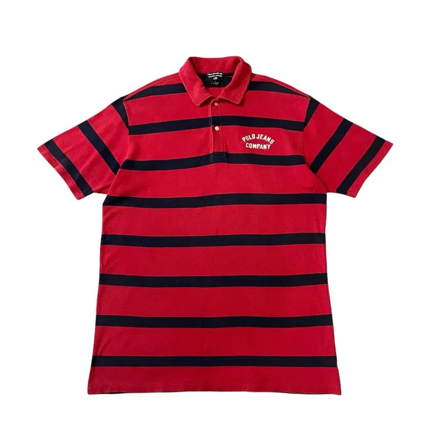[BUNJANG] Polo Jeans Striped Polo Shirt / 폴로진스 단가라 pk