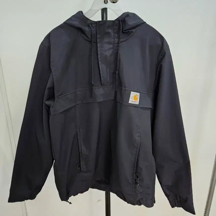 [BUNJANG] Carhartt WIP Nimbus Anorak Jacket Black (Mesh Lined) / 칼하트 WIP 남성용 님부스 아노락 자켓 블랙 (메쉬 안감)